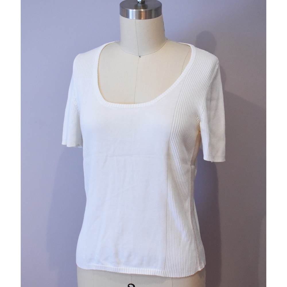 Salvatore Ferragamo Knit Cotton T-Shirt